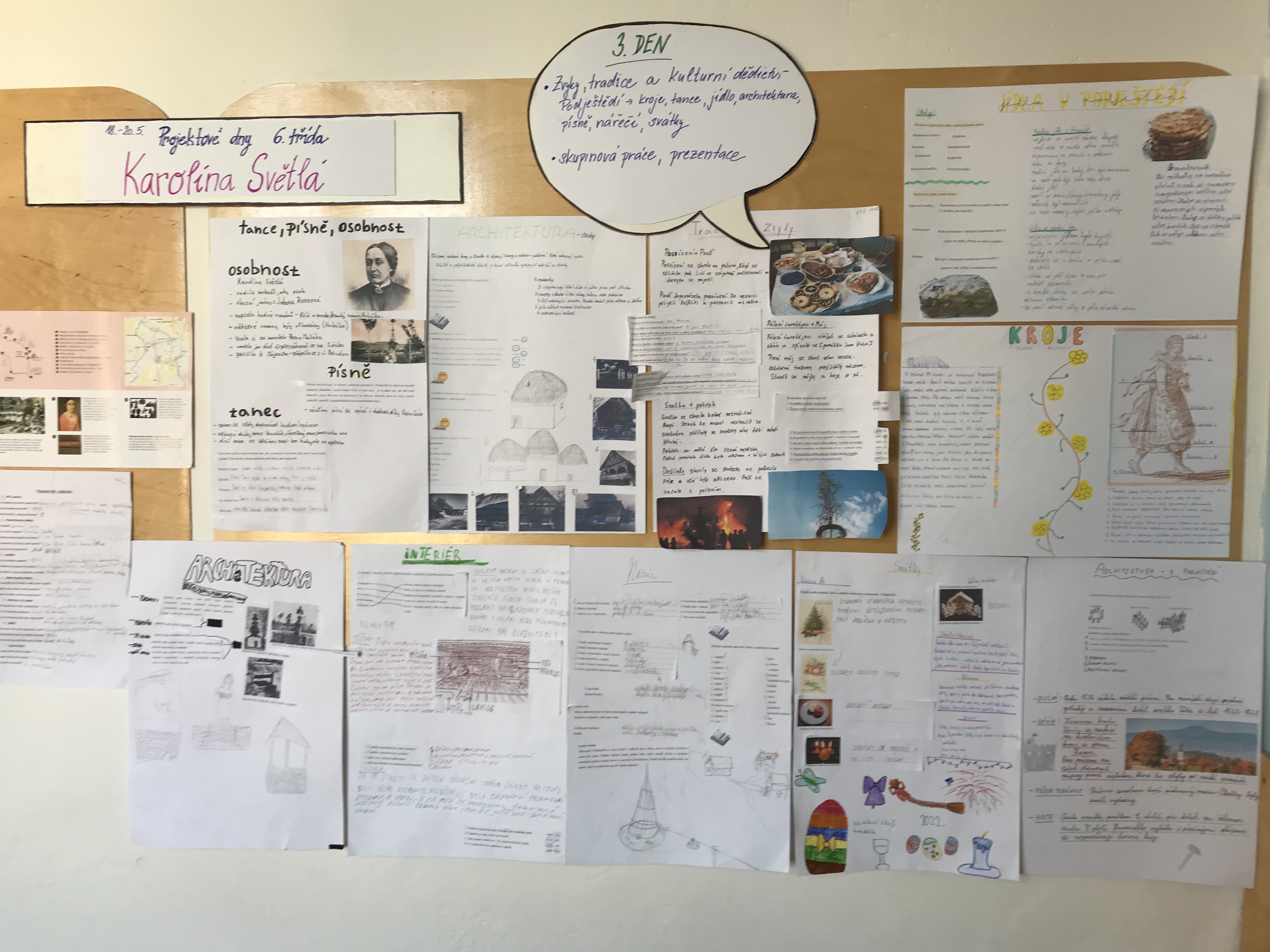 Projektový den 6. třídy na téma významné osobnosti našeho kraje - fotografie 2