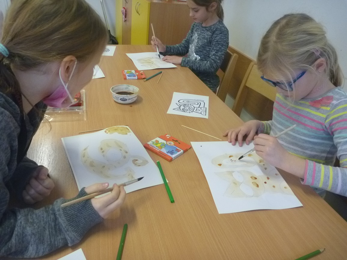Malování čajem a kávou II - zvířátka - fotografie 5