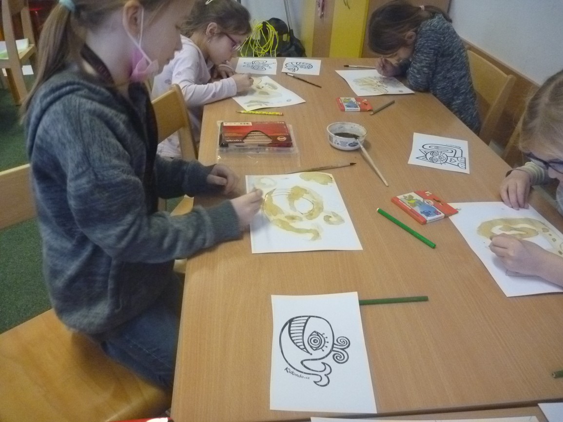 Malování čajem a kávou II - zvířátka - fotografie 9